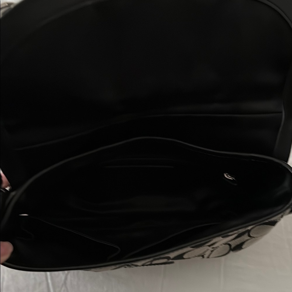 Coach Black and Gray Shoulder Bag - Picture 8 of 11